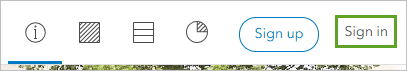 Sign in button
